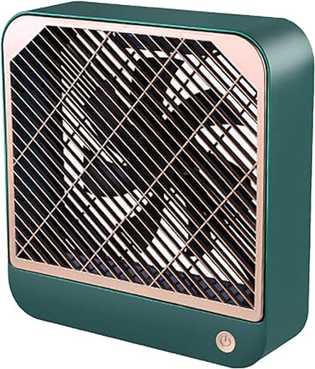Ventilador portátil recargable USB de 3 velocidades para uso en oficina, biblioteca, dormitorio y coche.
