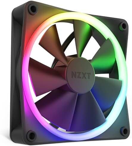 Ventilador RGB de 120mm con personalización avanzada de iluminación - NZXT F120