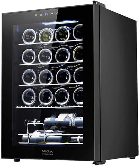 Vinoteca GrandSommelier 20000 Black: La mejor opción para conservar tus vinos con estilo.