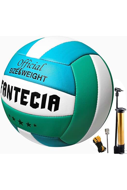 Voleibol Talla 5 FANTECIA: Ideal para Juego en Interiores y Exteriores, Peso Oficial.
