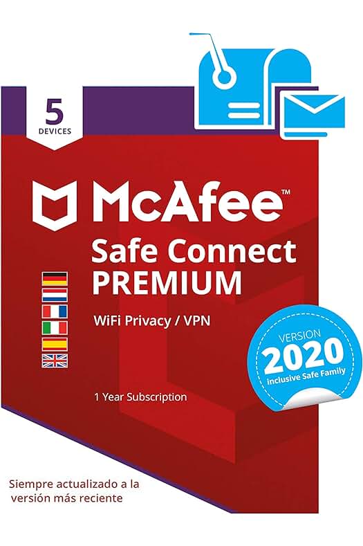 VPN McAfee SafeConnect - Protege tus dispositivos con una conexión segura y confiable