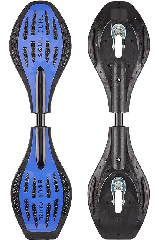 Waveboard Caster Board Azul - El mejor waveboard para divertirse en las olas.