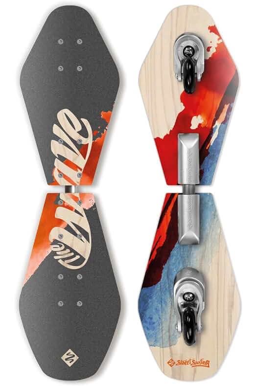 Waveboard Streetsurfing Wave Rider - Diseño Abstracto en Madera - 500079