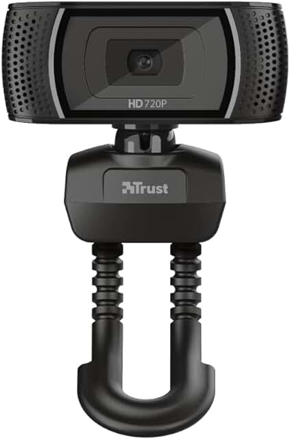 Webcam HD Trust Trino: Calidad de imagen excepcional y compatible con múltiples dispositivos.