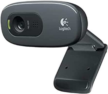 Webcam Logitech C270 - Alta definición 720p, color negro