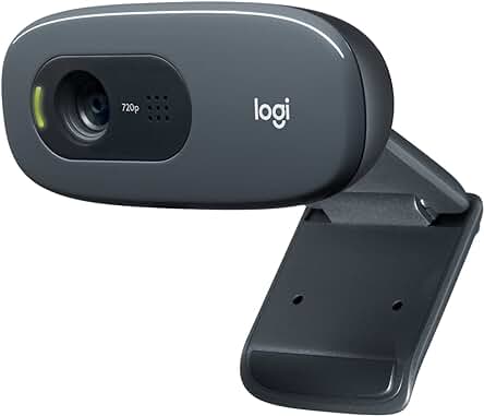 Webcam Logitech C270: Calidad HD para tus video-llamadas y streaming en PC/Mac/Portátil/Tablet/Chromebook