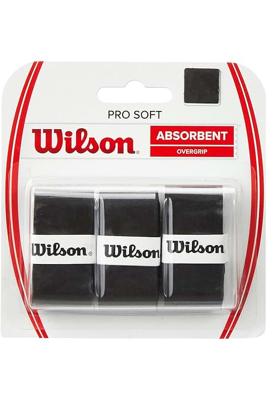 Wilson Pro Soft Overgrip: La elección perfecta para un agarre cómodo y duradero.