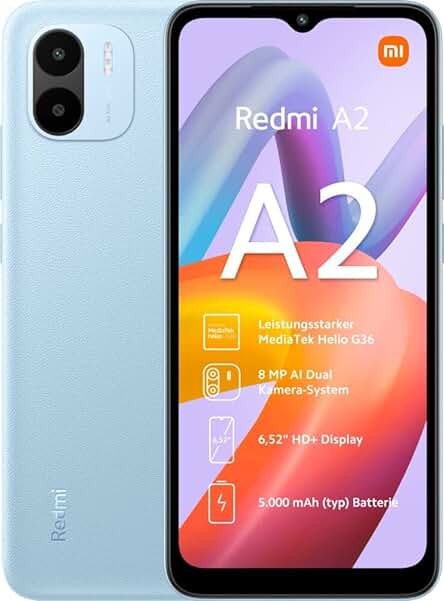 Xiaomi Redmi A2: El smartphone perfecto con 2GB de RAM y 32GB de almacenamiento