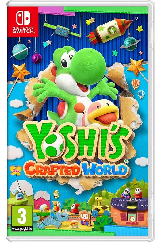 Yoshis Crafted World: Aventura de ensueño en un mundo hecho a mano.