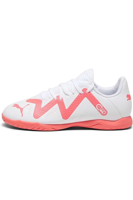 Zapatillas de fútbol PUMA Future Play It Jr, ideales para niños y niñas.