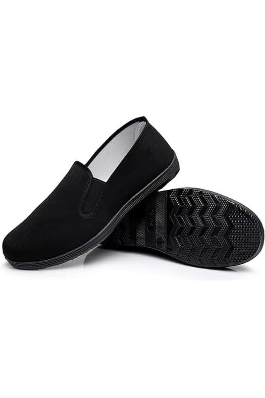 Zapatillas de Kung Fu de Lona: Calzado Unisex para Artes Marciales con Suela Antideslizante.