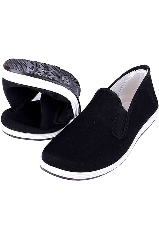 Zapatillas de Kung Fu Tai Chi con Suela Antideslizante y Estilo Moderno - Negro