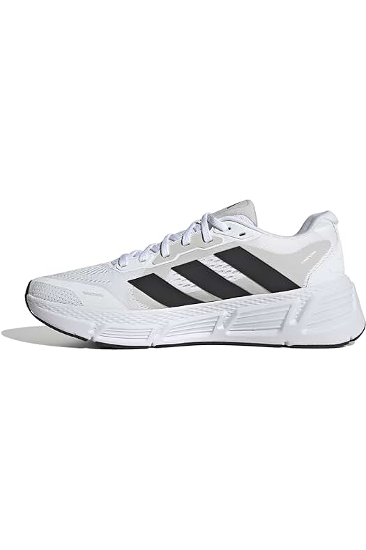 Zapatillas running hombre adidas Questar 2 M, Blanco/Negro/Gris, 44 EU.